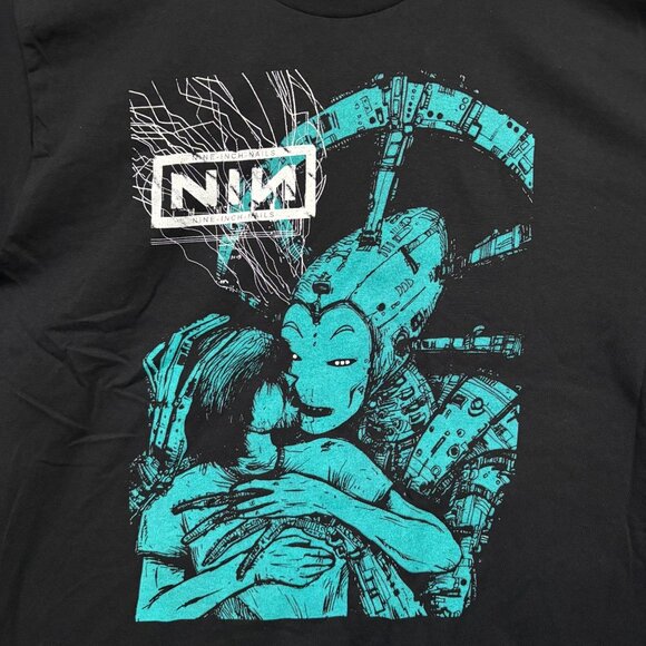 Nine Inch Nails 2005 “With Teeth Tour” Industrial Rock Band Graphic T-Shirt Size - Picture 2 of 4